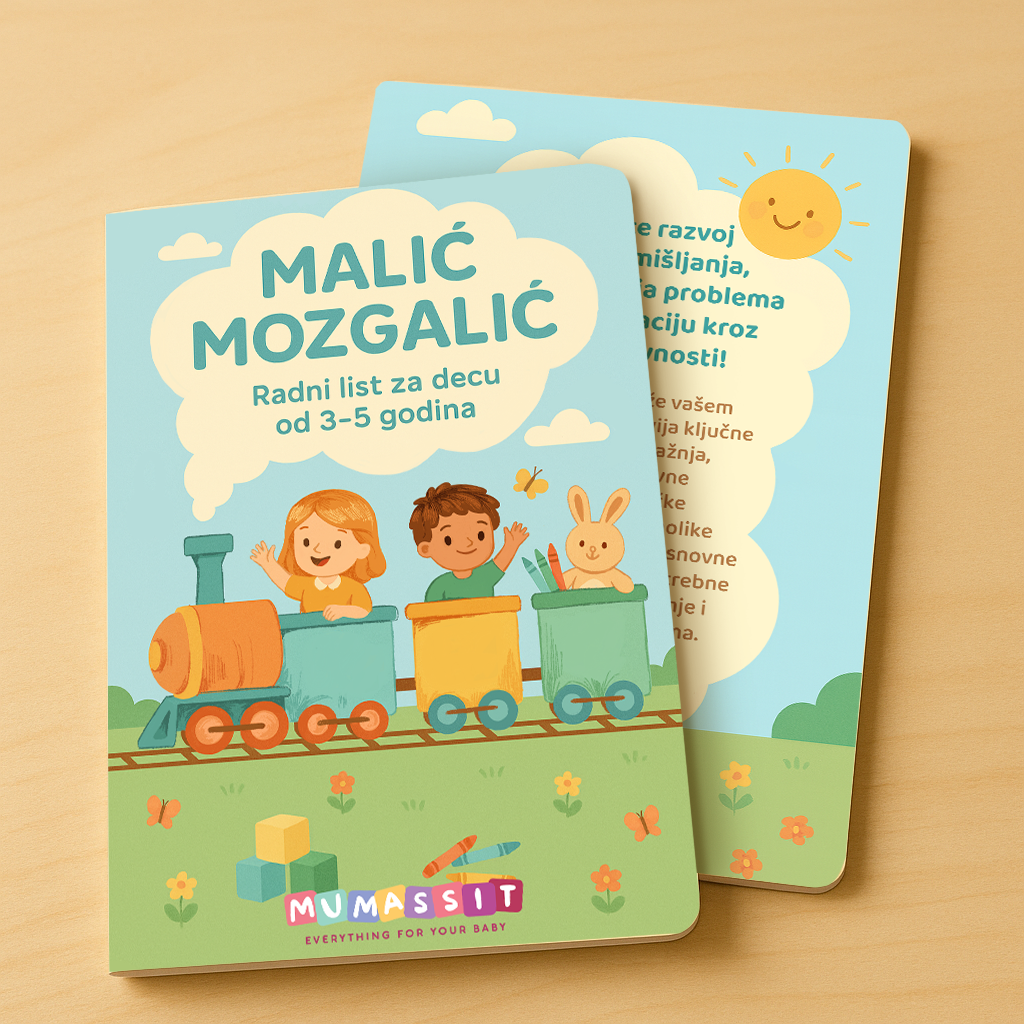 Mali Mozgalić - radni list za razvoj motorike i logičkog razmišljanja